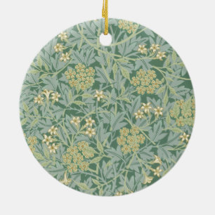 Jasmine (by William Morris) Ceramic Ornament