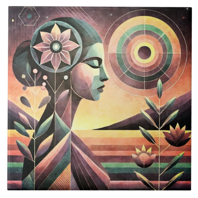 Jasmine Ceramic Tile (Front)