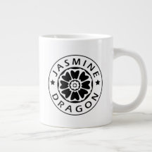 Jasmine Dragon 20oz Mug - Black & White
