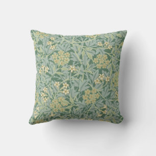 Jasmine famous pattern by William Morris Cushion
