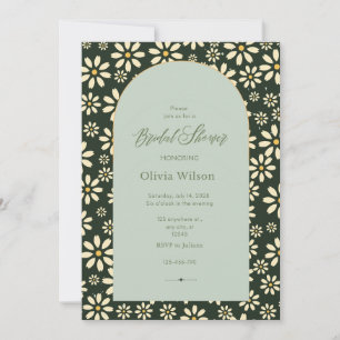  jasmine flower Bridal Shower Invitation
