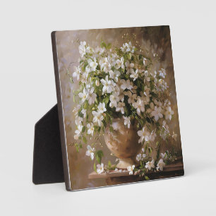 Jasmine in Clay Vase Plaque