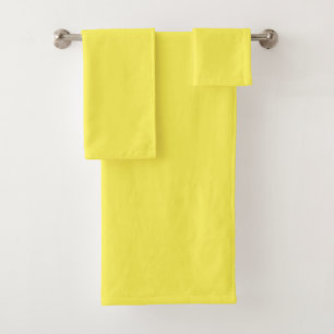 Jasmine,Marigold Yellow,Primrose, Bath Towel Set