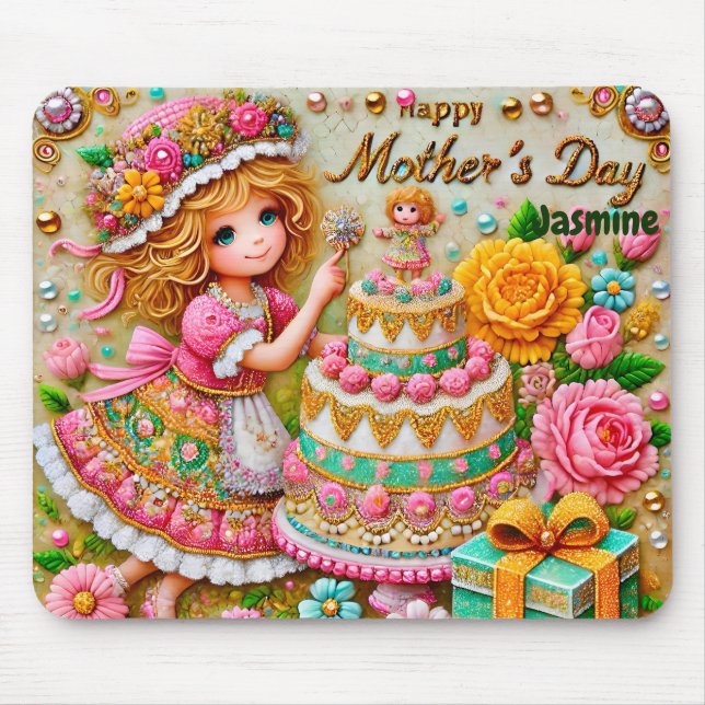 JASMINE ~ MOTHER'S DAY ~  MOUSE PAD (Front)