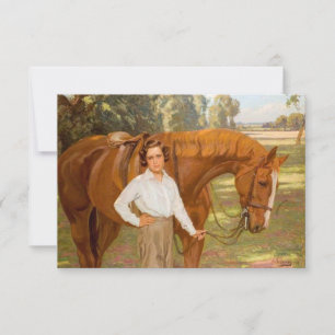 Jasmine the Horse (by Algernon Talmage) Card