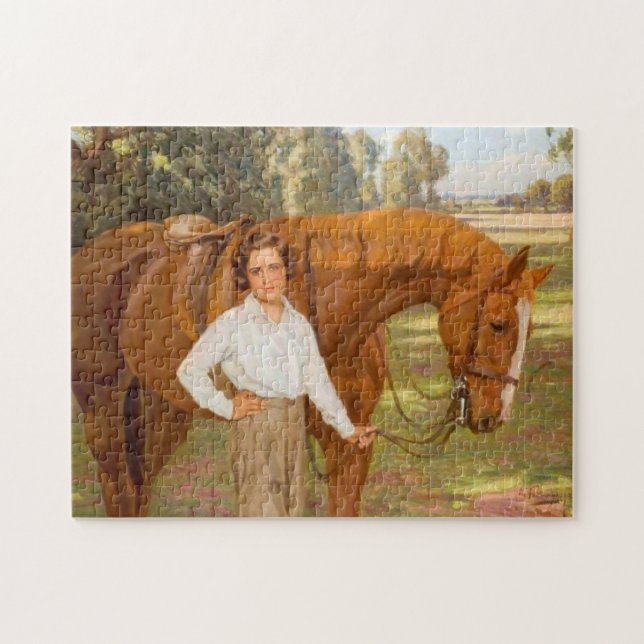 Jasmine the Horse (by Algernon Talmage) Jigsaw Puzzle (Horizontal)