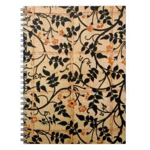 Jasmine trail curtain design, 1868-70 (printed cot notebook