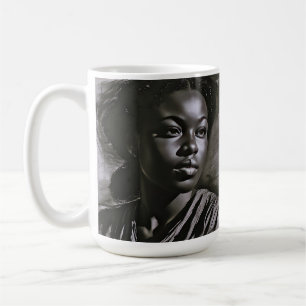 “Jasmine” Women In Charcoal Coffee Mug