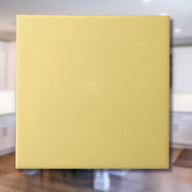 Jasmine Yellow Solid Colour | Classic Elegant Ceramic Tile (Creator Uploaded)