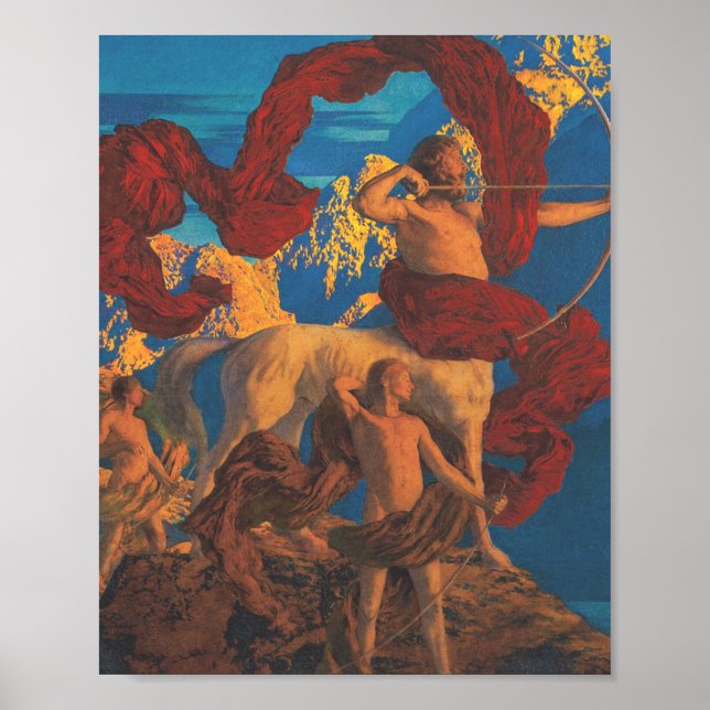 Jason And His Teacher By Maxfield Parrish Poster (Front)