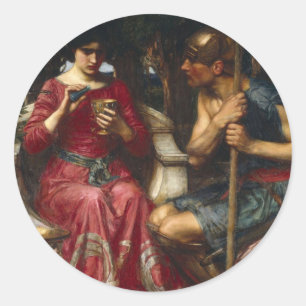 Jason and Medea Classic Round Sticker
