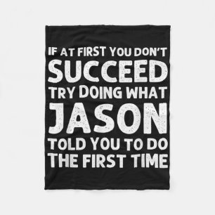 Jason Gift Name D Birthday Funny Christ T Shirt  Fleece Blanket