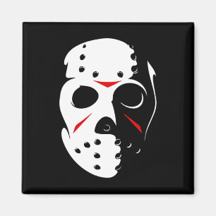 Jason Hockey Mask Halloween  Friday 13TH  Magnet