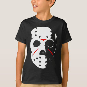 Jason Hockey Mask Halloween  Friday 13TH  T-Shirt