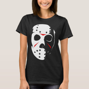 Jason Hockey Mask Halloween Friday 13TH T-Shirt