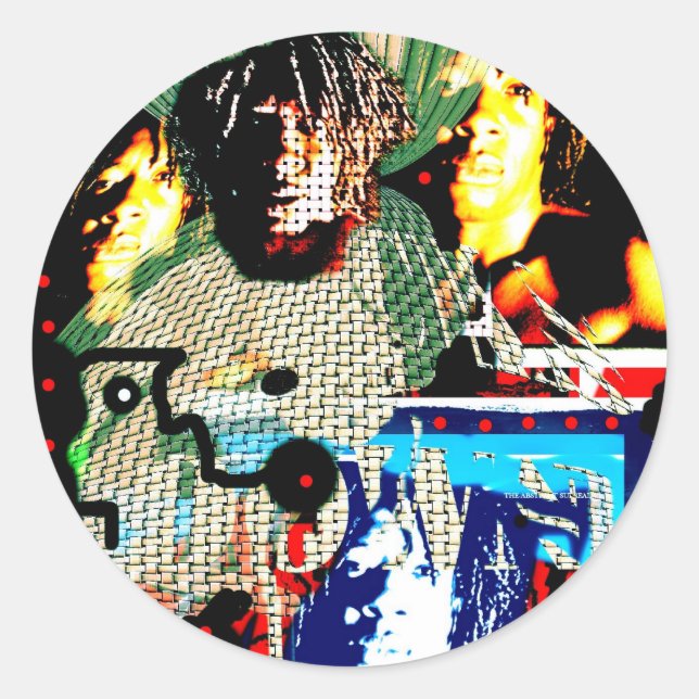 JASON JENKINS LIVE AD CLASSIC ROUND STICKER (Front)