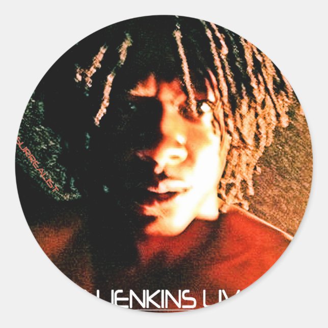 JASON JENKINS LIVE CLASSIC ROUND STICKER (Front)