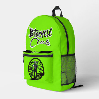 Jason Lime  Printed Backpack