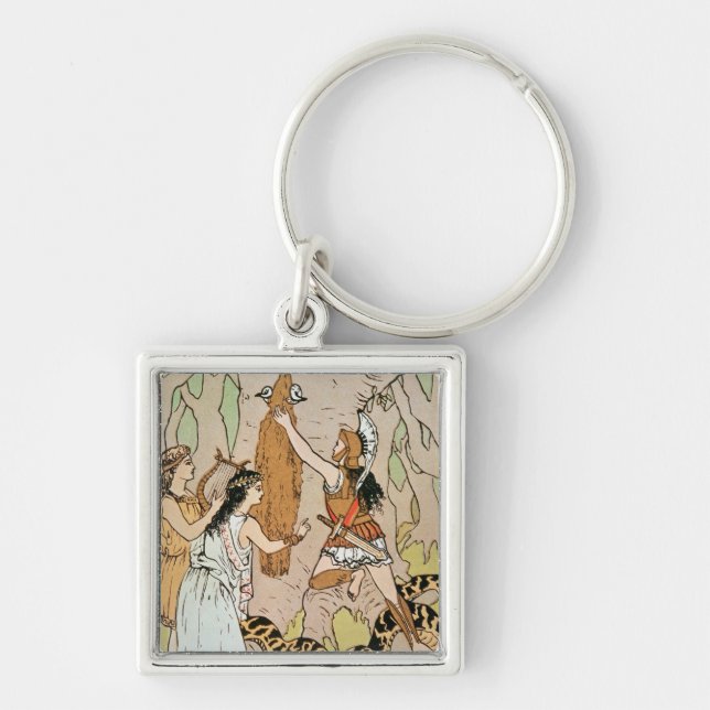 Jason seizing the Golden Fleece Key Ring (Front)