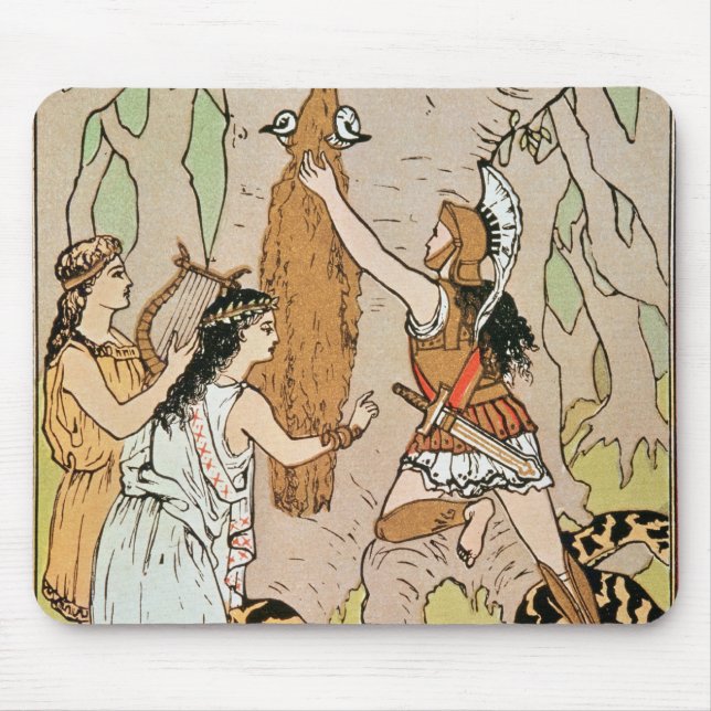 Jason seizing the Golden Fleece Mouse Pad (Front)