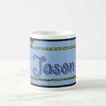 Jason Sports Mug<br><div class="desc">Use the search tool at my store for other Names. There are over 200 names to search. Designs are customisable to the products you choose.</div>