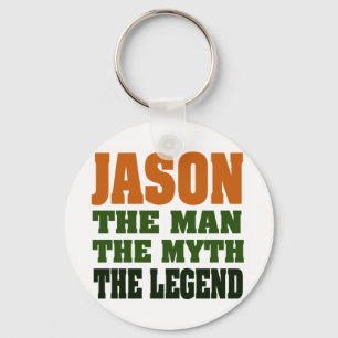 Jason - the Man, the Myth, the Legend! Key Ring