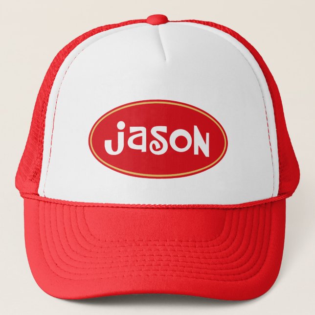 "JASON" Trucker Hat (Front)