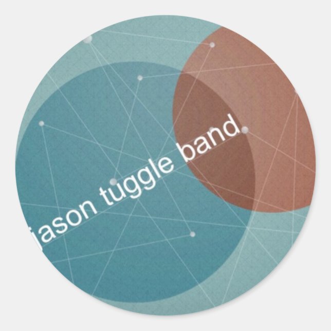 Jason Tuggle Band dots Sticker (Front)