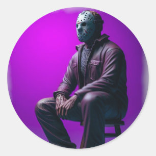 Jason Voorhees Classic Round Sticker
