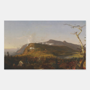 Jasper Francis Cropsey - Catskill Mountain House Rectangular Sticker