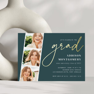 Jasper Gold Tassel Photo Strip Graduation Party