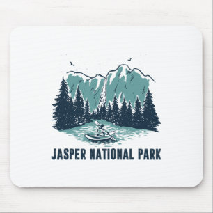 Jasper Mountain Alberta Canada Jasper National Par Mouse Pad