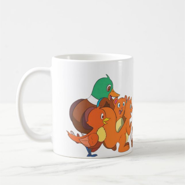 Jasper-n-friends Friends mug (Left)