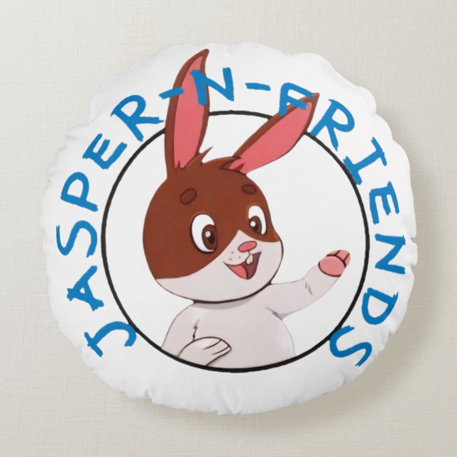 Jasper-n-friends Pillow (Front)