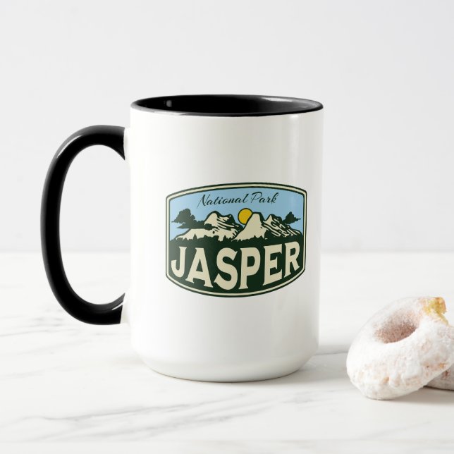 Jasper National Park Alberta Canada gifts Mug (With Donut)