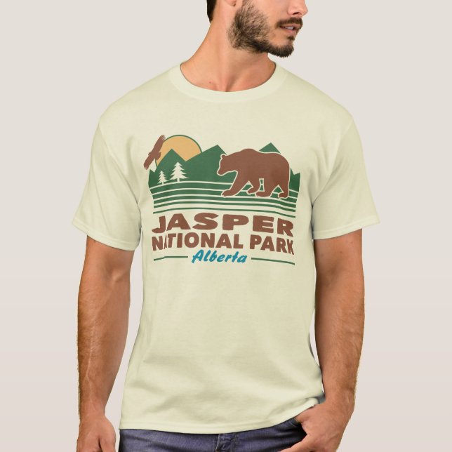 Jasper National Park Bear T-Shirt (Front)