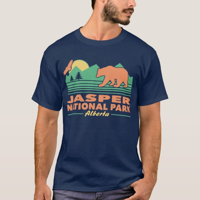 Jasper National Park Bear T-Shirt (Front)