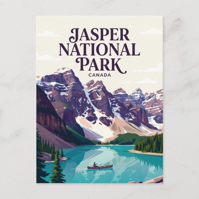 Jasper National Park Canada Postcard (Front)
