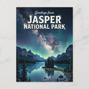 Jasper National Park Canada Postcard