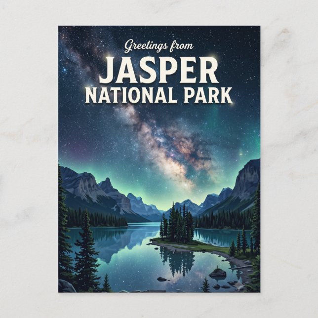 Jasper National Park Canada Postcard (Front)
