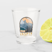 Jasper National Park Canada Travel Art Vintage
