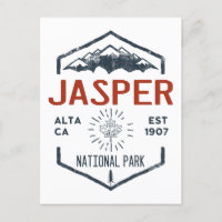 Jasper National Park Canada Vintage Distressed