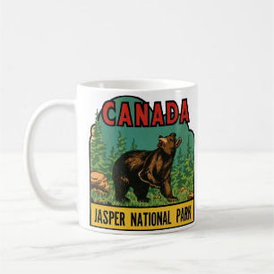Jasper National Park Canada Vintage Travel  Coffee Mug