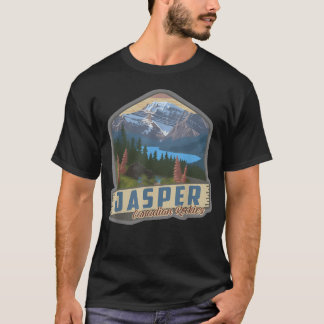 Jasper National Park Canadian Rockies Us Parks T-Shirt