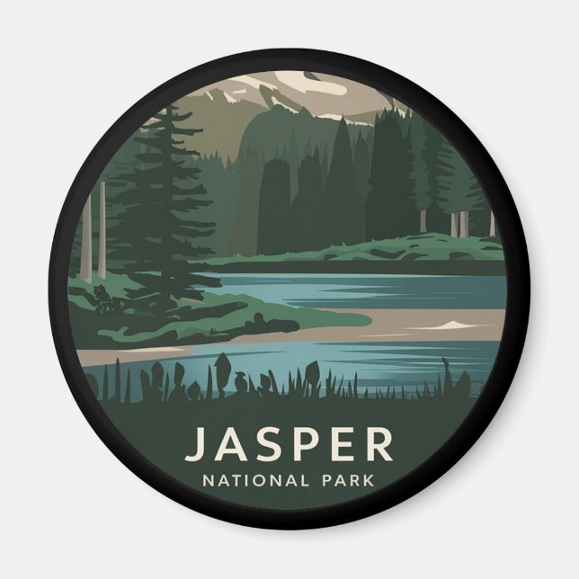 Jasper National Park  Magnet (Front)