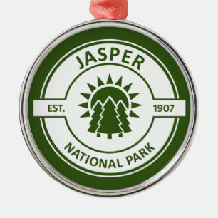 Jasper National Park Metal Ornament