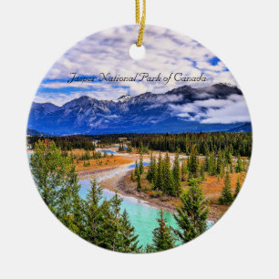 Jasper National Park of Canada Ceramic Ornament