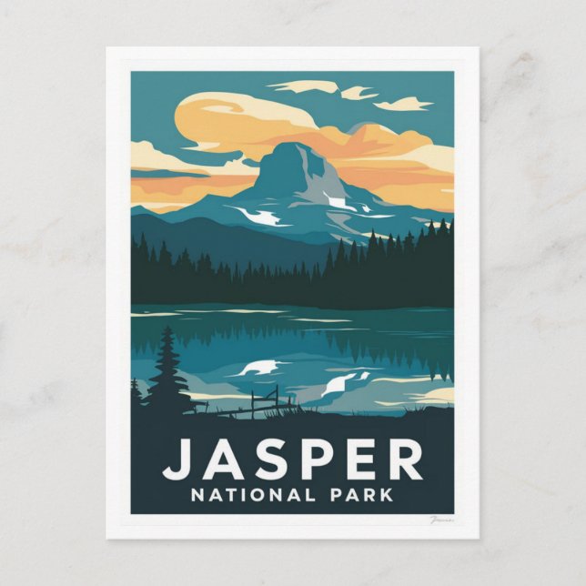 Jasper National Park  Postcard (Front)