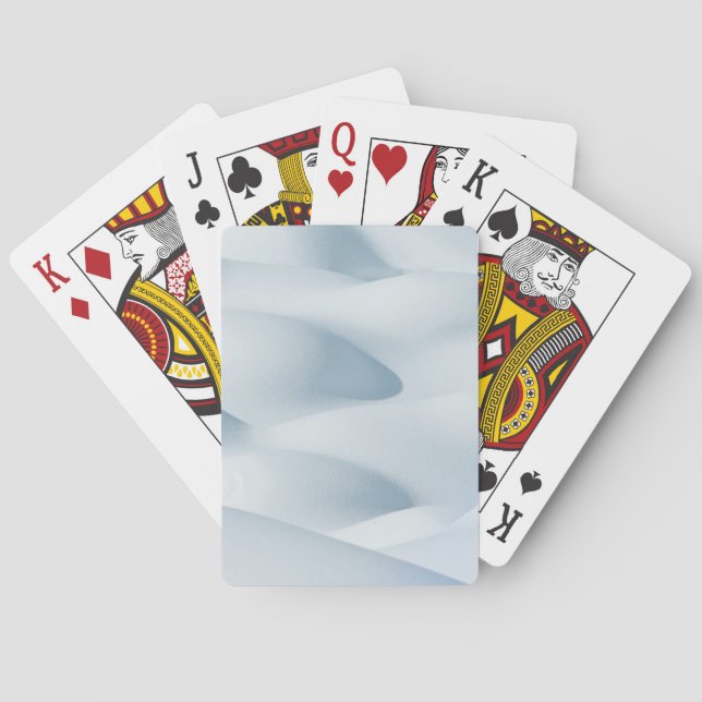 Jasper National Park, Snow Mounds Playing Cards (Back)