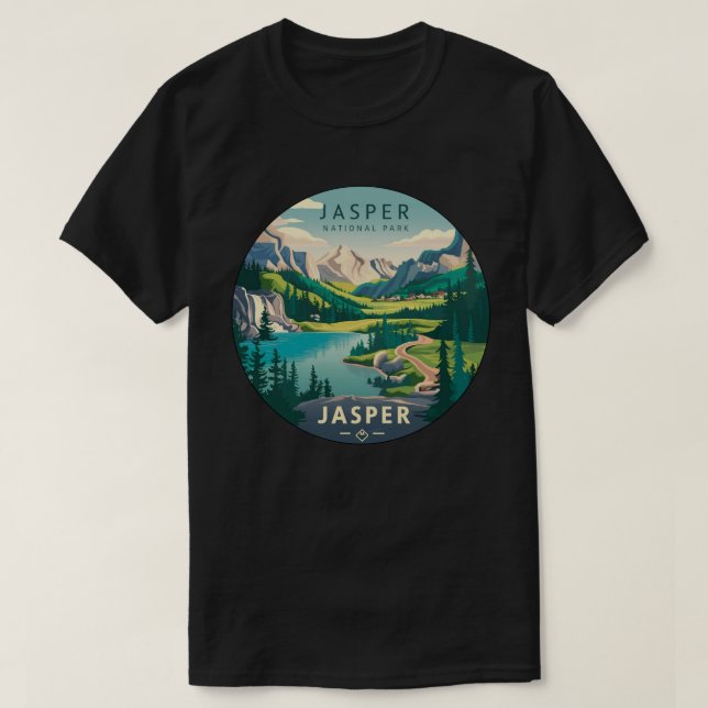 Jasper National Park T-Shirt (Design Front)